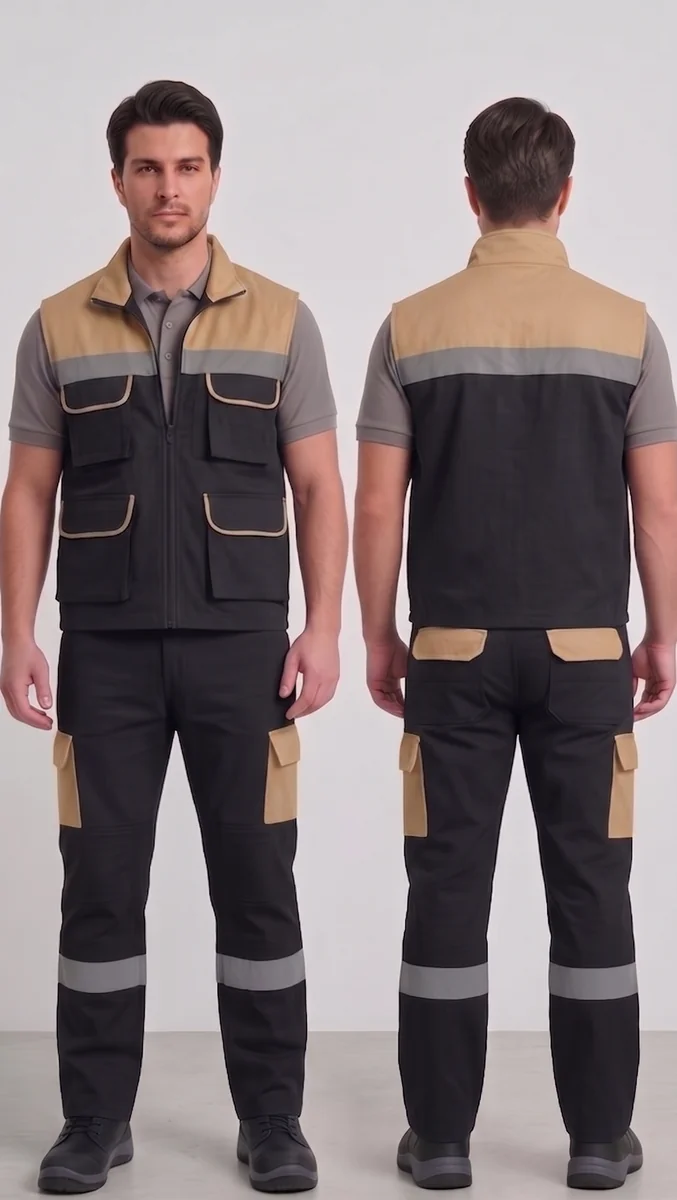 İlke Tekstil Yelek & Pantolon İş Takımı — Model 1 üretici firması İlke Tekstil Denizli