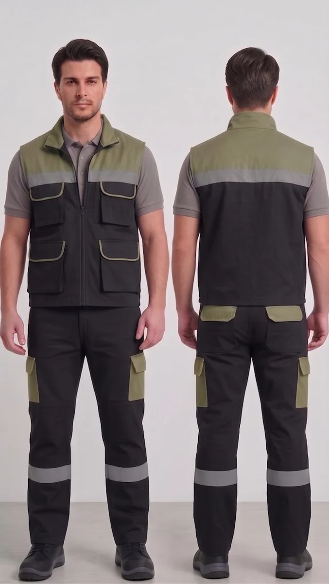 İlke Tekstil Yelek & Pantolon İş Takımı — Model 10 üretici firması İlke Tekstil Denizli