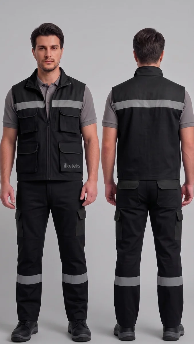İlke Tekstil Yelek & Pantolon İş Takımı — Model 11 üretici firması İlke Tekstil Denizli