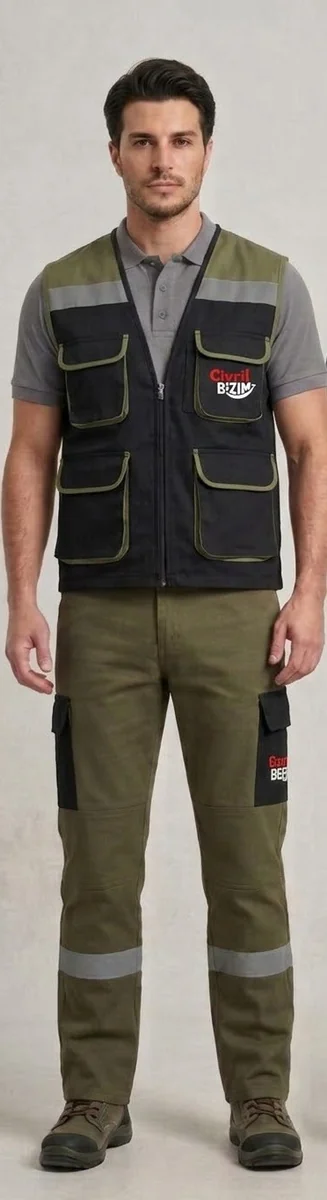 İlke Tekstil Yelek & Pantolon İş Takımı — Model 16 üretici firması İlke Tekstil Denizli