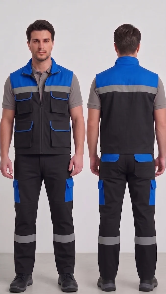 İlke Tekstil Yelek & Pantolon İş Takımı — Model 2 üretici firması İlke Tekstil Denizli