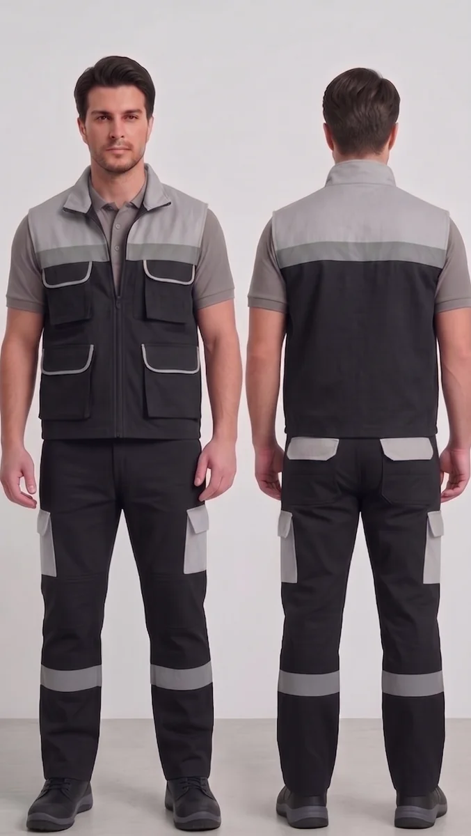 İlke Tekstil Yelek & Pantolon İş Takımı — Model 3 üretici firması İlke Tekstil Denizli