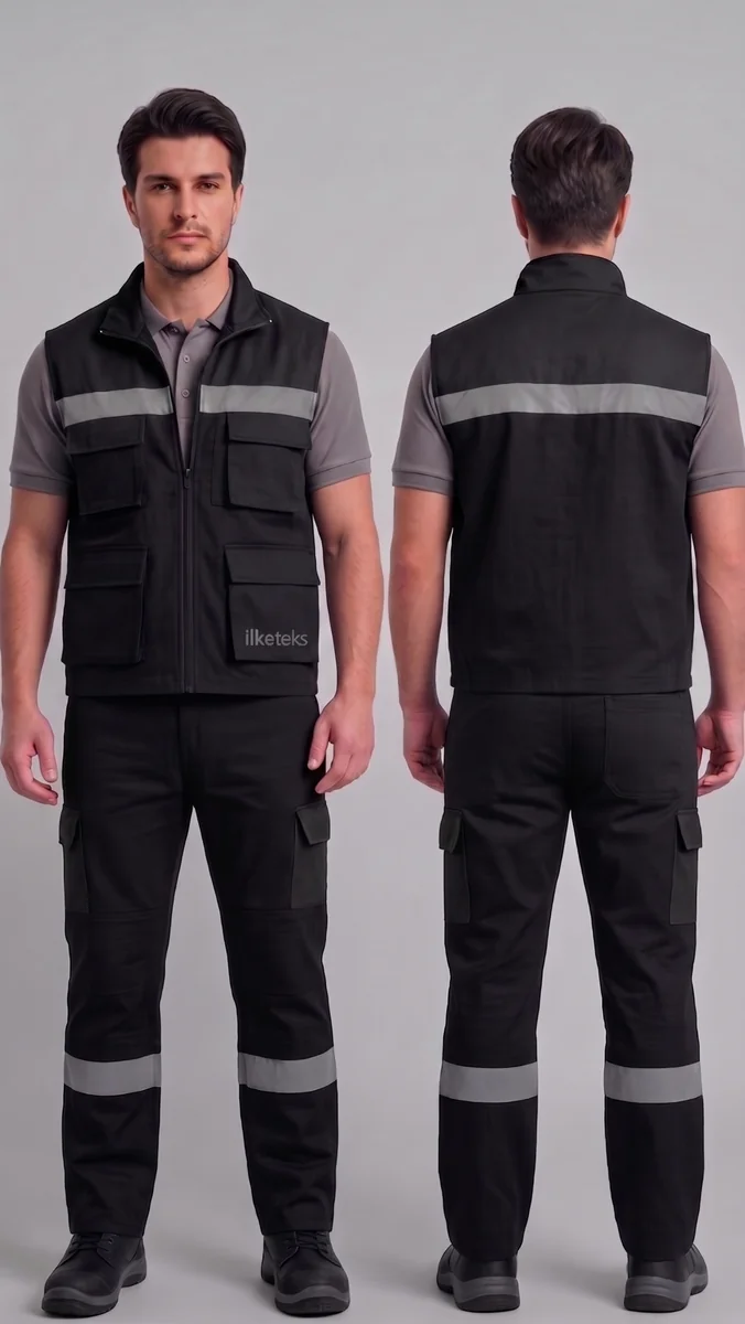 İlke Tekstil Yelek & Pantolon İş Takımı — Model 4 üretici firması İlke Tekstil Denizli