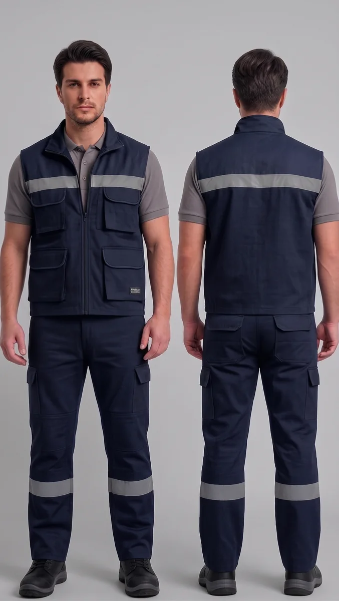İlke Tekstil Yelek & Pantolon İş Takımı — Model 7 üretici firması İlke Tekstil Denizli