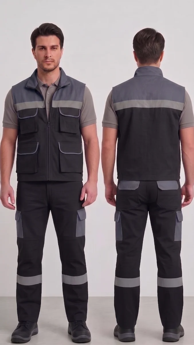 İlke Tekstil Yelek & Pantolon İş Takımı — Model 9 üretici firması İlke Tekstil Denizli