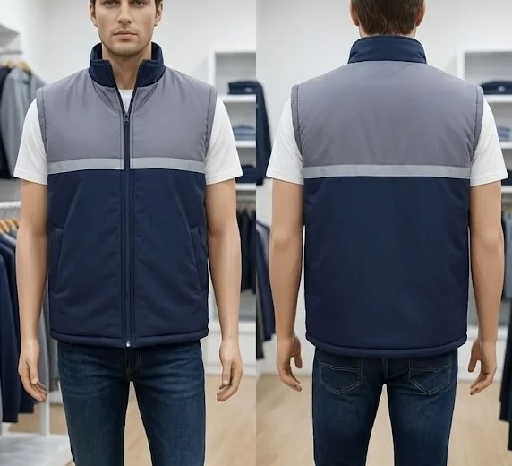 Gabardin Yelekler Model 11 — İlke Tekstil Denizli toptan üretici