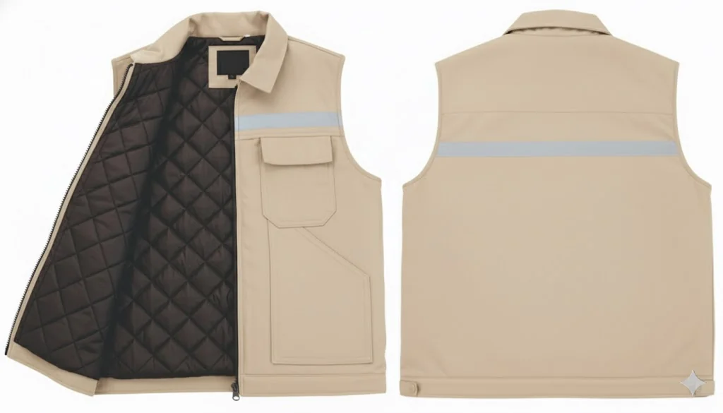 Gabardin İş Yeleği — İlke Tekstil İmalatı üretici firması İlke Tekstil Denizli