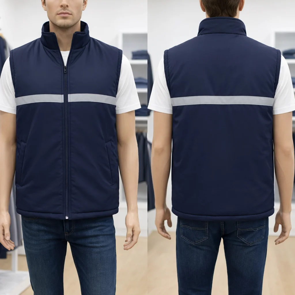 Gabardin İş Yeleği — İlke Tekstil İmalatı üretici firması İlke Tekstil Denizli