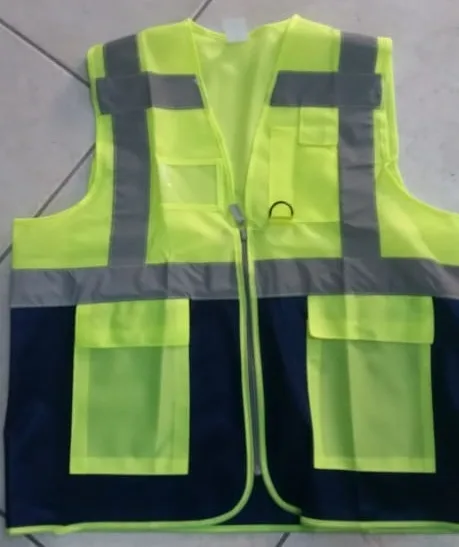 Engineer and foreman vest multi-pocket