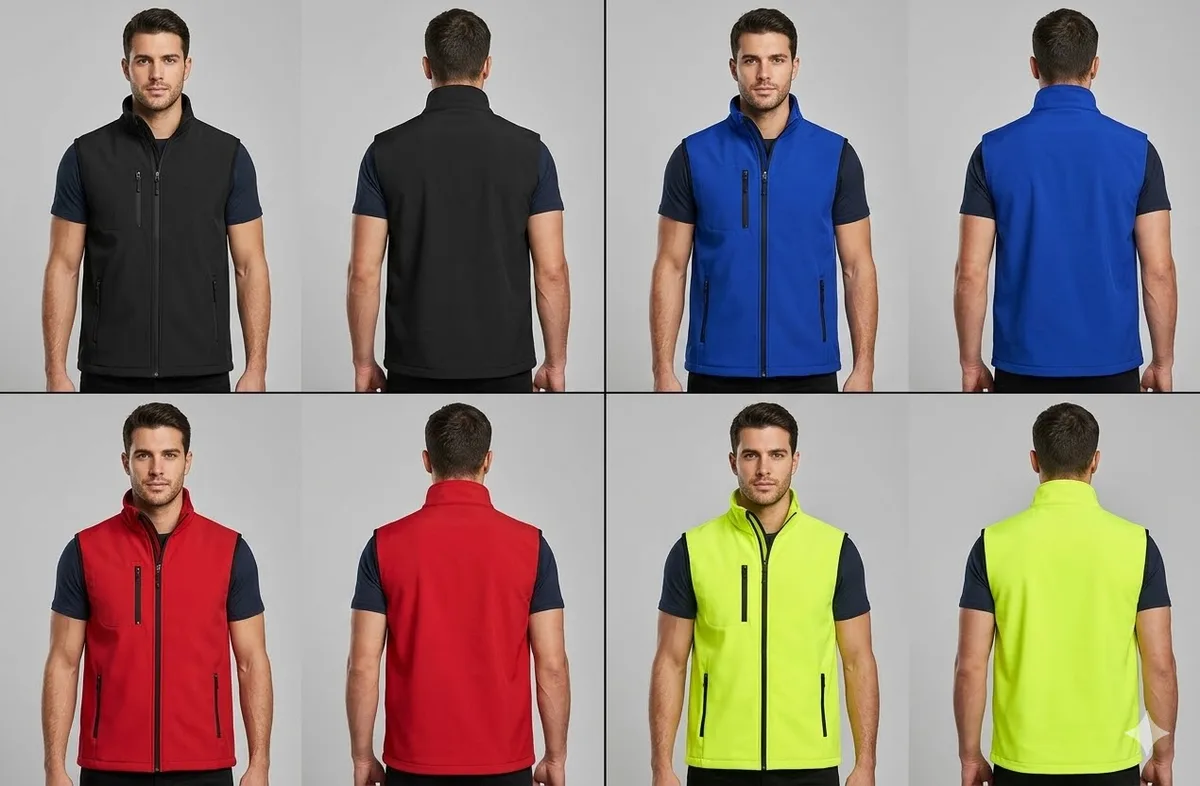 Softshell Yelekler Model 24 — İlke Tekstil Denizli toptan üretici