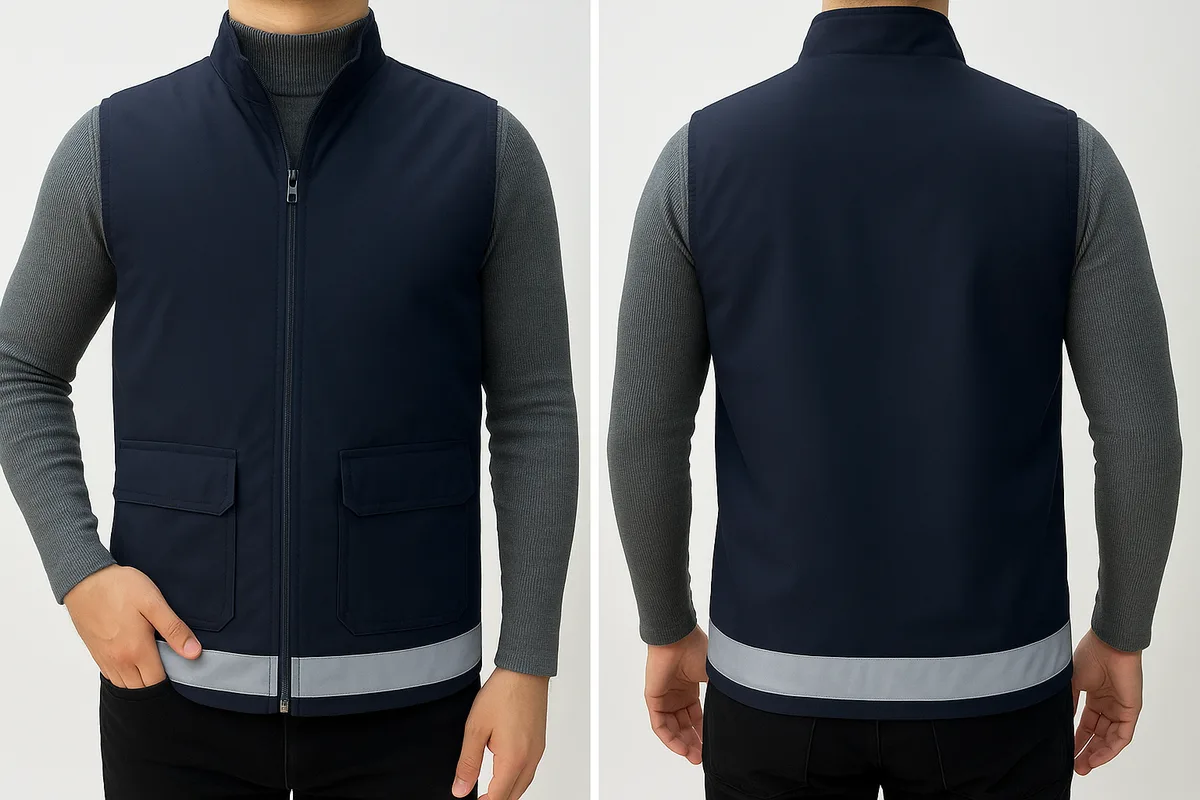 Softshell Yelekler Model 28 — İlke Tekstil Denizli toptan üretici